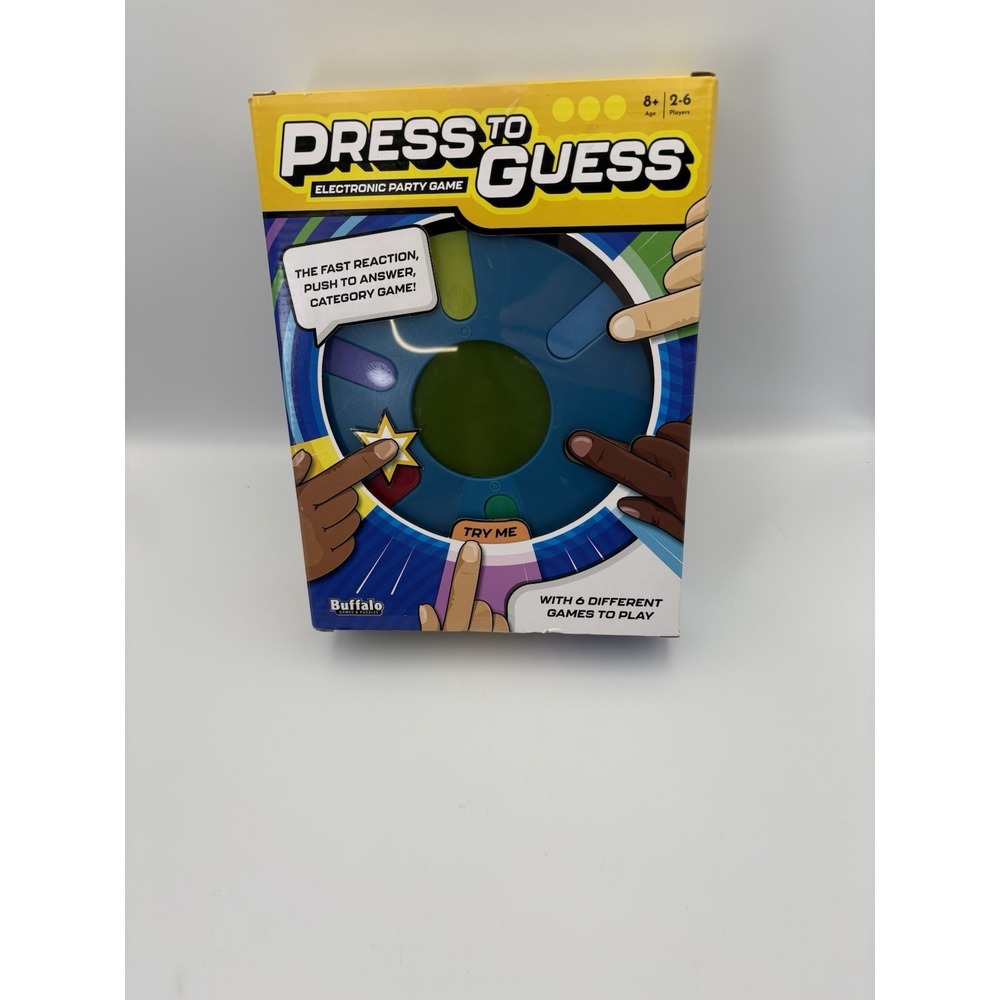 Press To Guess Game Electronic Party Game 6 Ways To Play 8+ Buffalo Games New